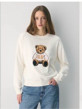 Aritzia Sunday Best teddy bear sweater 2XS